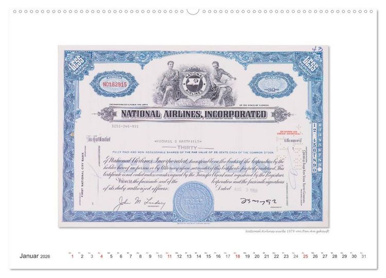 Produktbild: Aktien & Wertpapiere / CH-Version (hochwertiger Premium Wandkalender 2026 DIN A2 quer), Kunstdruck in Hochglanz