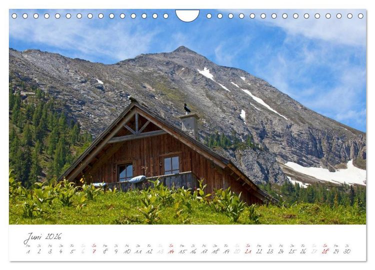 Produktbild: Einladung auf die Salzburger Almh&uuml;tten (Wandkalender 2026 DIN A4 quer), CALVENDO Monatskalender