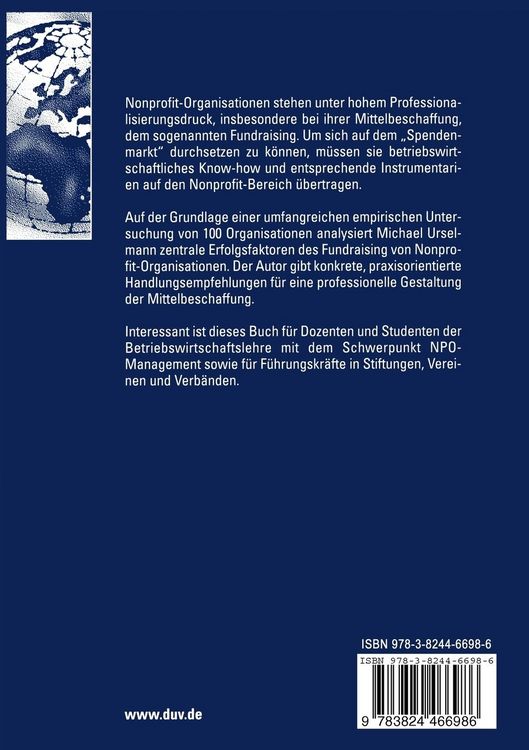 Produktbild: Erfolgsfaktoren im Fundraising von Nonprofit-Organisationen