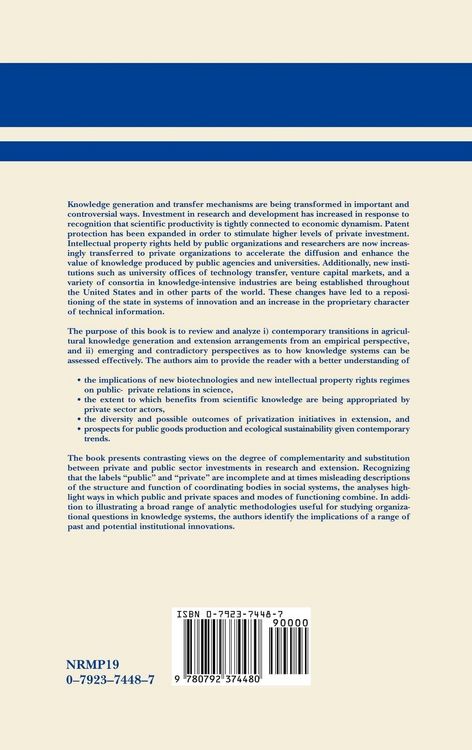 Produktbild: Knowledge Generation and Technical Change