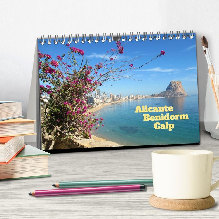 Produktbild: Alicante - Benidorm - Calp (Tischkalender 2026 DIN A5 quer), CALVENDO Monatskalender