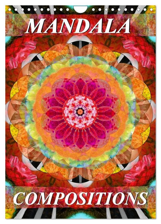 Produktbild: MANDALA COMPOSITIONS (Wall Calendar 2026 DIN A4 portrait), CALVENDO 12 Month Wall Calendar