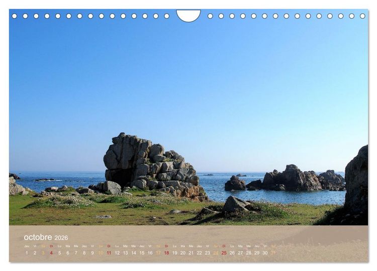 Produktbild: &Eacute;chapp&eacute;e Breizh (Calendrier mural 2026 DIN A4 vertical), CALVENDO calendrier mensuel