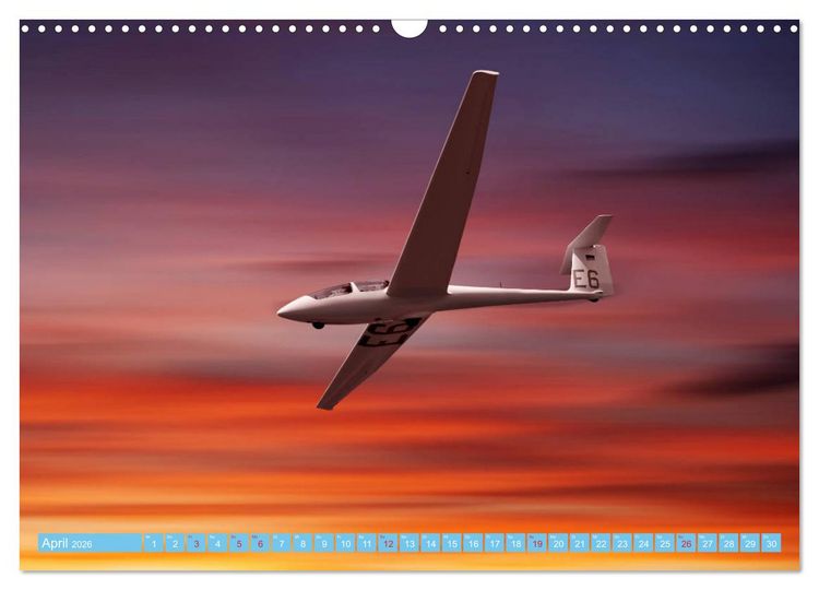 Produktbild: Segelflug - Den Traum vom Fliegen erf&uuml;llen (Wandkalender 2026 DIN A3 quer), CALVENDO Monatskalender