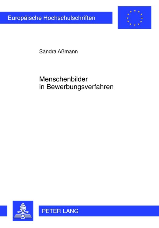 Produktbild: Menschenbilder in Bewerbungsverfahren