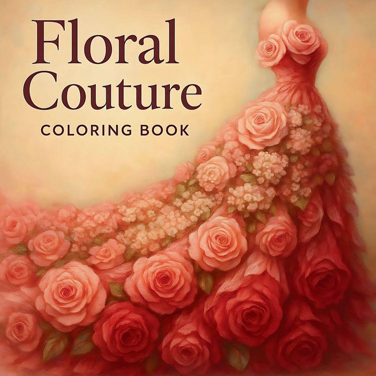 Produktbild: Floral Couture Coloring Book