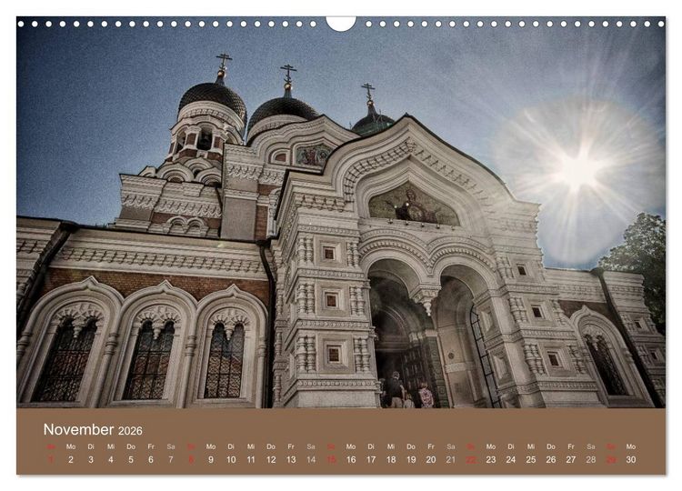 Produktbild: Tallinn - Streifzug durch die Altstadt (Wandkalender 2026 DIN A3 quer), CALVENDO Monatskalender