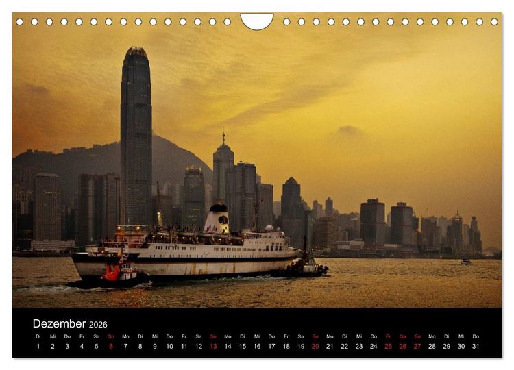 Produktbild: Hongkong (Wandkalender 2026 DIN A4 quer), CALVENDO Monatskalender