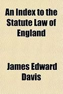 Produktbild: An Index to the Statute Law of England