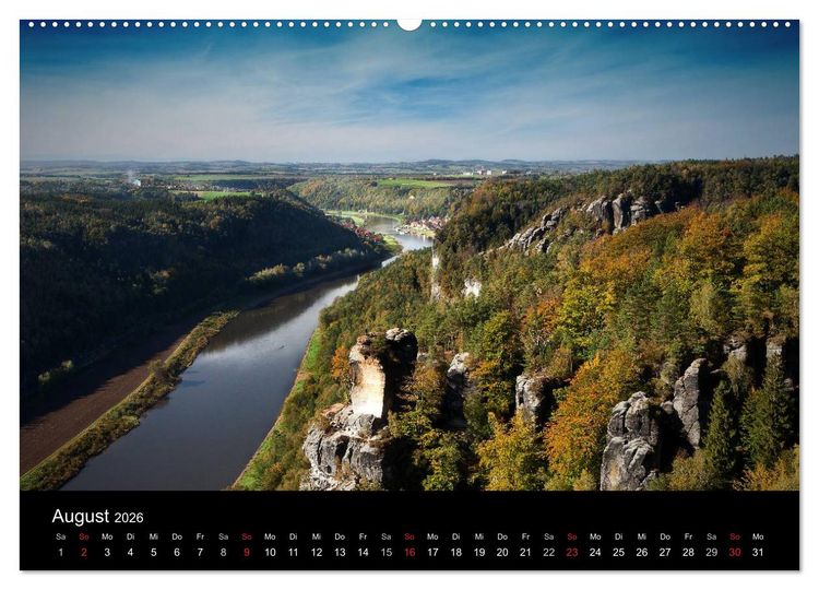 Produktbild: Einzigartige Natur - Eine Reise durch Europas Landschaften (Wandkalender 2026 DIN A2 quer), CALVENDO Monatskalender