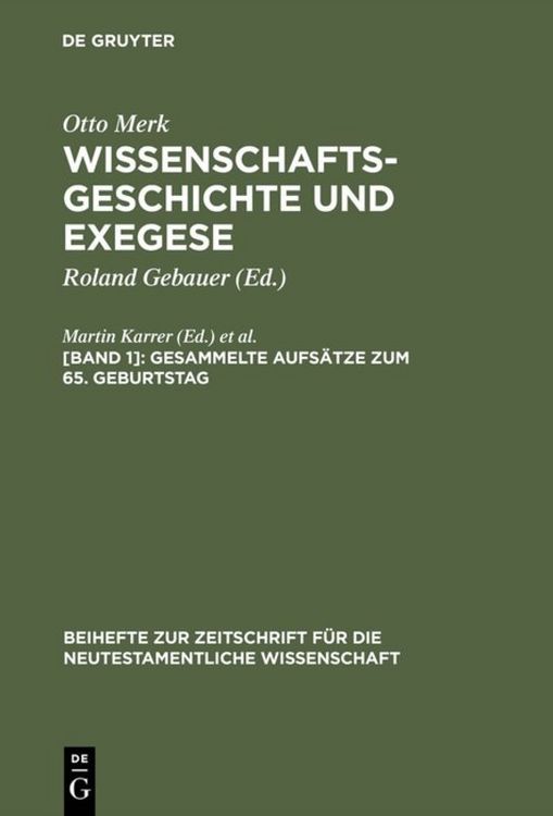 Produktbild: Gesammelte Aufs&auml;tze zum 65. Geburtstag