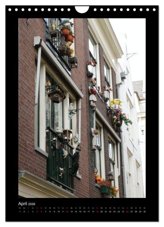 Produktbild: Amsterdam (Wandkalender 2026 DIN A4 hoch), CALVENDO Monatskalender