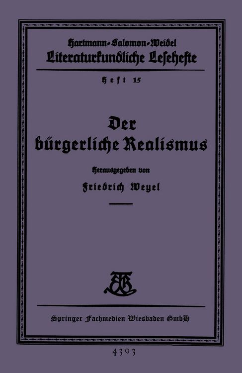 Produktbild: Der b&uuml;rgerliche Realismus