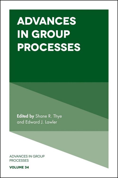 Produktbild: Advances in Group Processes