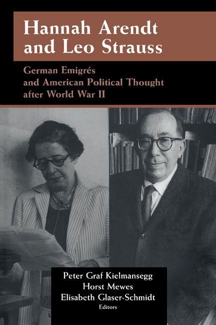 Produktbild: Hannah Arendt and Leo Strauss