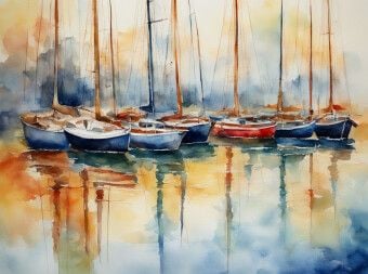 Produktbild: CALVENDO Puzzle Boote im Hafen | 2000 Teile Lege-Gr&ouml;&szlig;e 90x67cm Foto-Puzzle f&uuml;r gl&uuml;ckliche Stunden