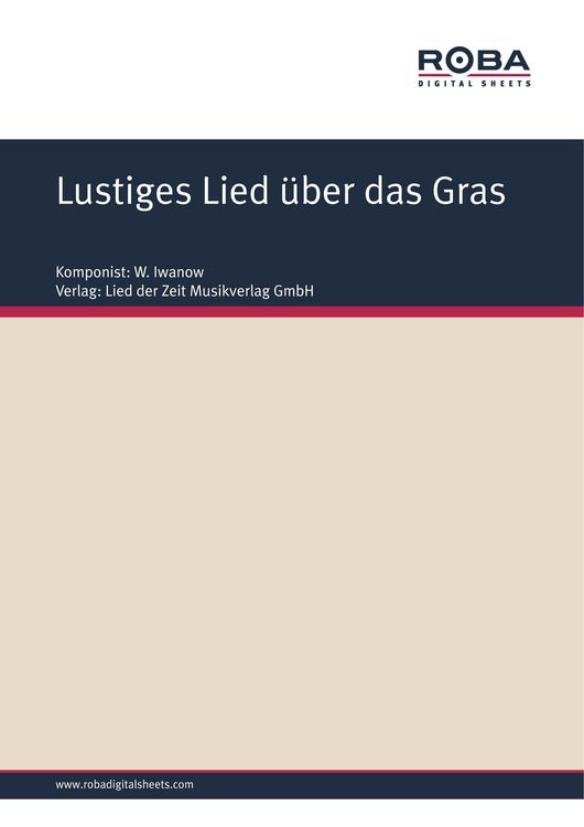 Produktbild: Lustiges Lied &uuml;ber das Gras