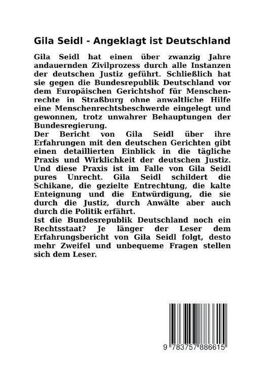 Produktbild: Angeklagt ist Deutschland