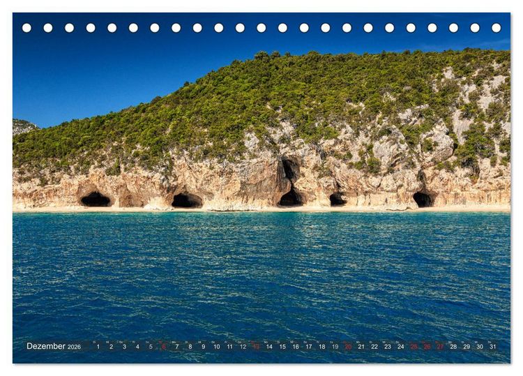 Produktbild: Sardinien - Karibik des Mittelmeers (Tischkalender 2026 DIN A5 quer), CALVENDO Monatskalender