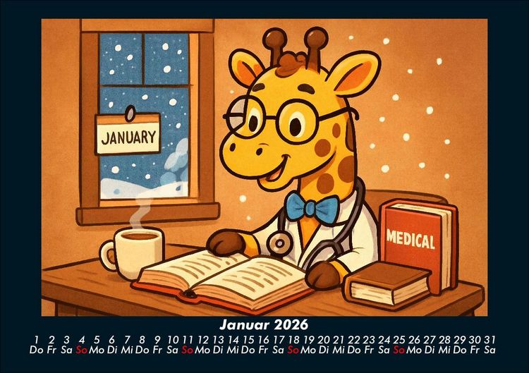Produktbild: Nala entdeckt ihren Beruf als &Auml;rztin 2026 Fotokalender DIN A5