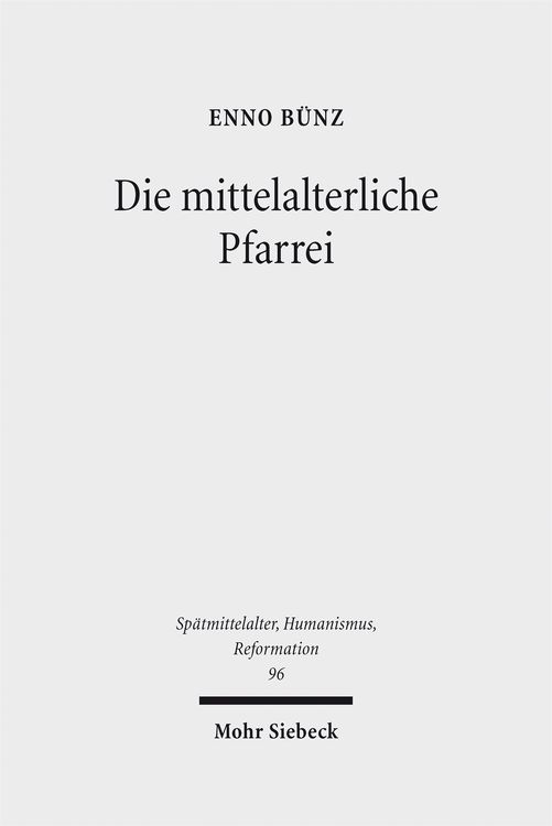 Produktbild: Die mittelalterliche Pfarrei
