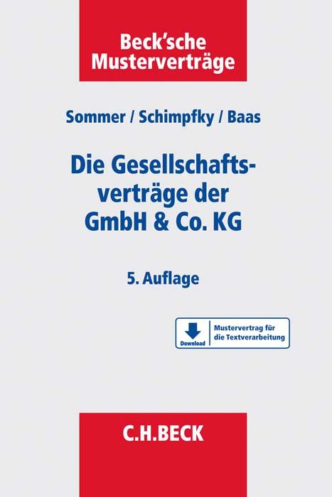 Produktbild: Die Gesellschaftsvertr&auml;ge der GmbH & Co. KG