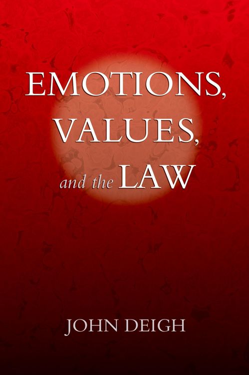 Produktbild: Emotions, Values, and the Law