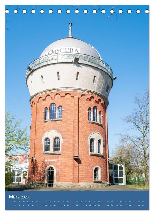 Produktbild: Wassert&uuml;rme im Ruhrgebiet (Tischkalender 2026 DIN A5 hoch), CALVENDO Monatskalender