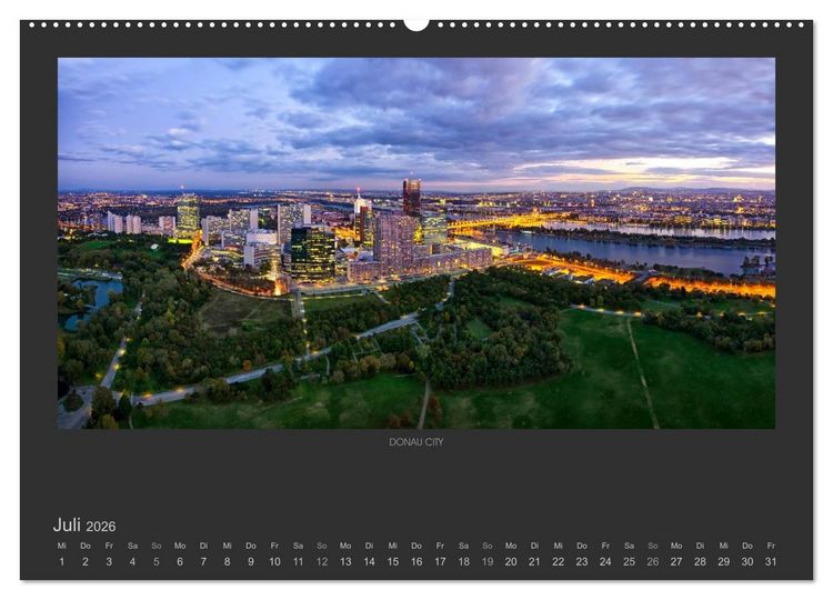 Produktbild: WIEN - EINE STADT VON WELT (Wandkalender 2026 DIN A2 quer), CALVENDO Monatskalender