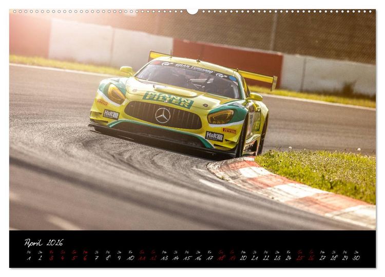 Produktbild: Emotions on Track - Langstreckenmeisterschaft am N&uuml;rburgring - GT3 (Wandkalender 2026 DIN A2 quer), CALVENDO Monatskalender