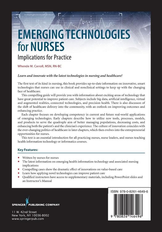 Produktbild: Emerging Technologies for Nurses