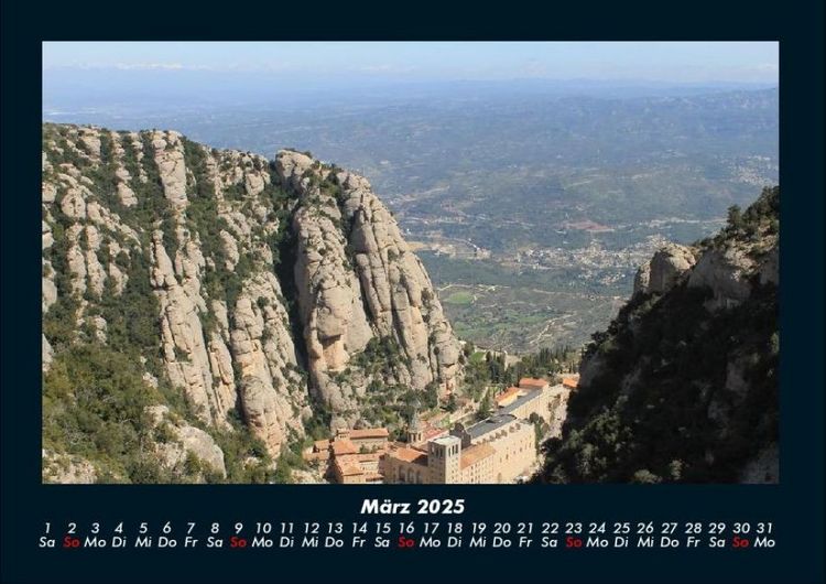 Produktbild: Bergige Welten 2025 Fotokalender DIN A4