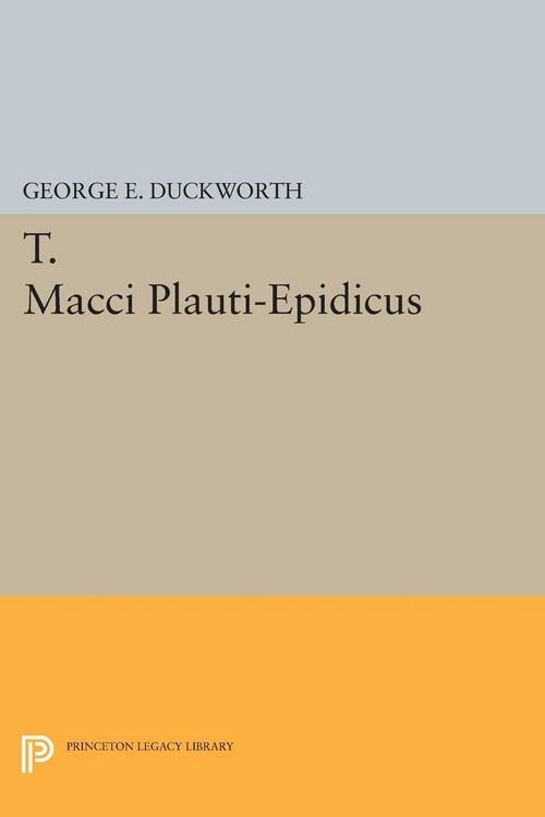 Produktbild: T. Macci Plauti-Epidicus