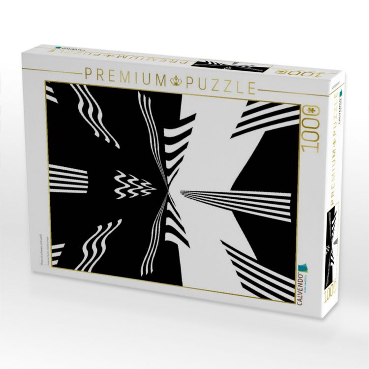 Produktbild: CALVENDO Puzzle Chaos in schwarz und wei&szlig; | 1000 Teile Lege-Gr&ouml;&szlig;e 64x48cm Foto-Puzzle f&uuml;r gl&uuml;ckliche Stunden