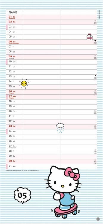 Produktbild: Hello Kitty Planer f&uuml;r zwei 2027