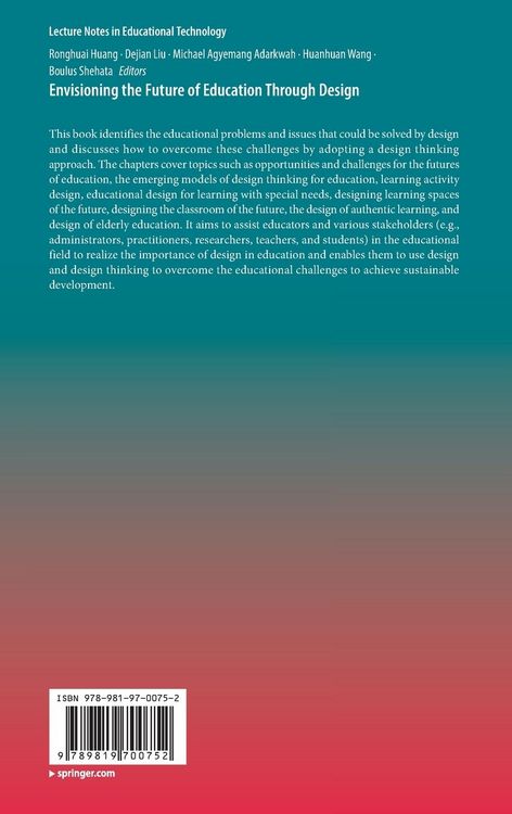 Produktbild: Envisioning the Future of Education Through Design