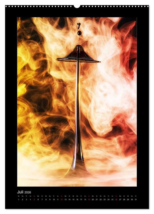 Produktbild: Liquid Art - Wassertropfen in Perfektion (Wandkalender 2026 DIN A2 hoch), CALVENDO Monatskalender