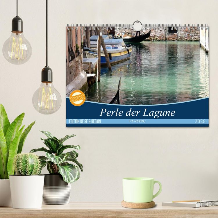 Produktbild: VENEDIG - Perle der Lagune (Wandkalender 2026 DIN A4 quer), CALVENDO Monatskalender
