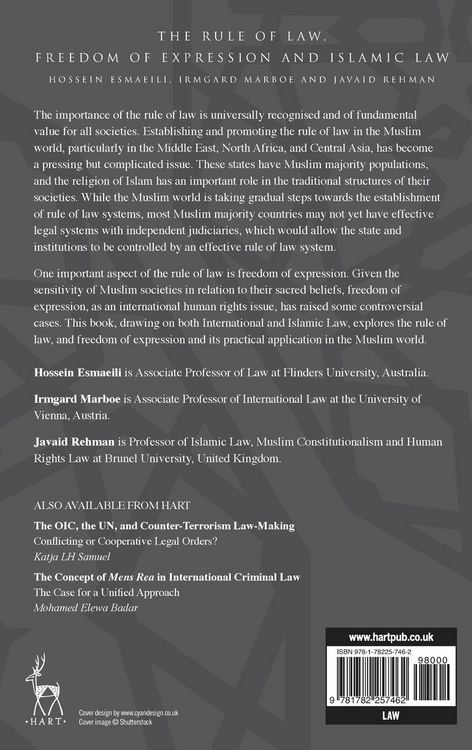 Produktbild: The Rule of Law, Freedom of Expression and Islamic Law