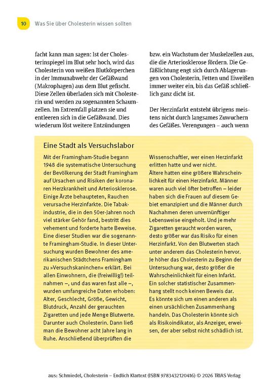 Produktbild: Cholesterin - Endlich Klartext