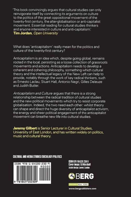 Produktbild: Anticapitalism and Culture