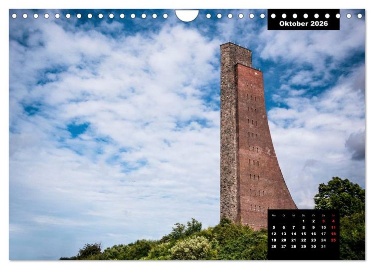 Produktbild: Maritime Seebilder - Von der Ostsee zur Nordsee (Wandkalender 2026 DIN A4 quer), CALVENDO Monatskalender