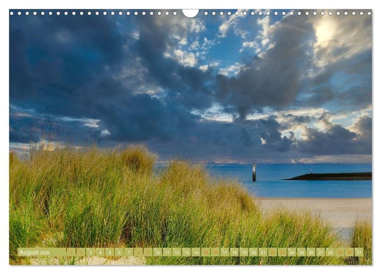 Produktbild: Zeeland - Urlaubstr&auml;ume zwischen Breskens und Domburg (Wandkalender 2026 DIN A3 quer), CALVENDO Monatskalender
