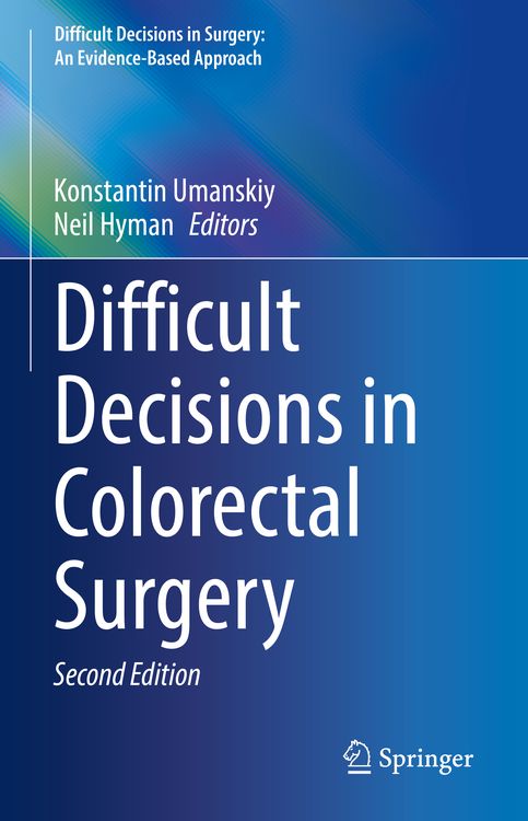 Produktbild: Difficult Decisions in Colorectal Surgery