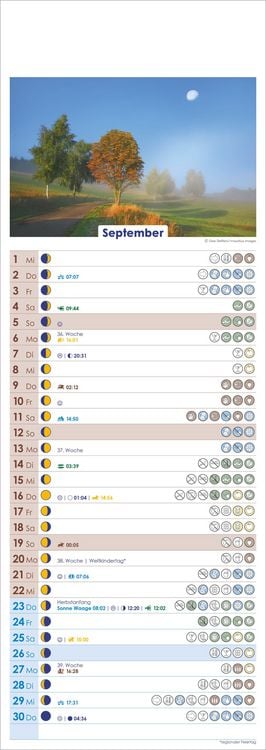 Produktbild: Mondkalender 2027