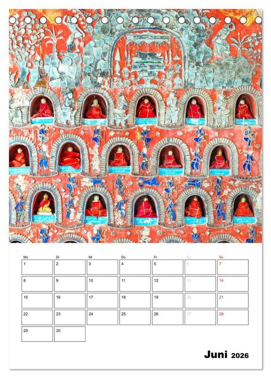 Produktbild: MEDITATION - Wellness f&uuml;r die Seele (Tischkalender 2026 DIN A5 hoch), CALVENDO Monatskalender