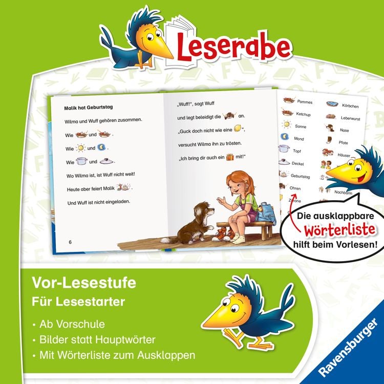 Produktbild: Leserabe Vor-Lesestufe - Wilma und ihr Hund Wuff