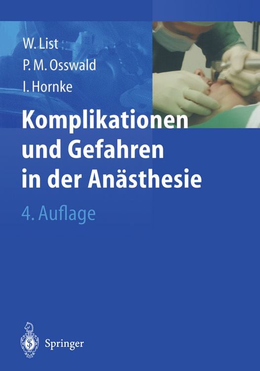 Produktbild: Komplikationen und Gefahren in der An&auml;sthesie