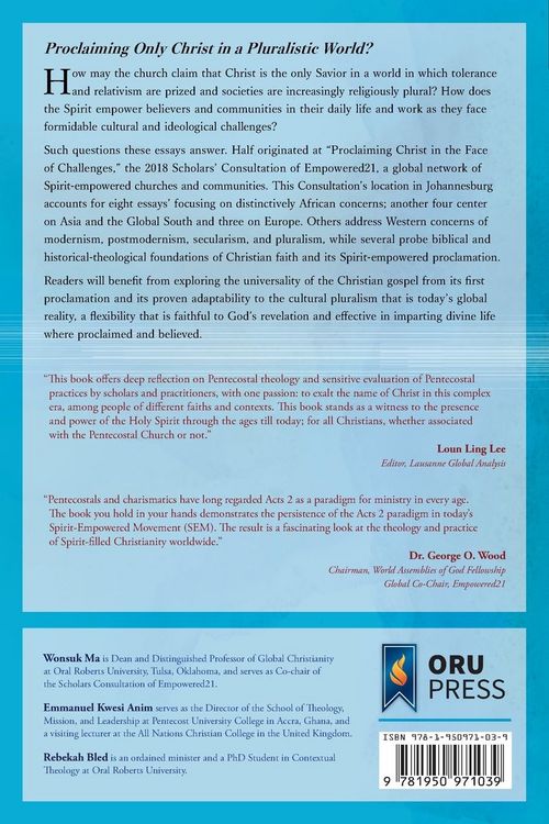 Produktbild: Proclaiming Christ in the Power of the Holy Spirit