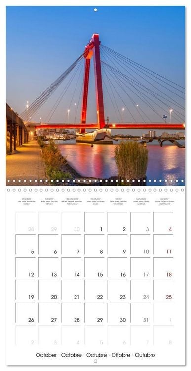 Produktbild: ROTTERDAM Highlights (Wall Calendar 2026 12 &times; 12 Inch) CALVENDO 12 Month Wall Calendar